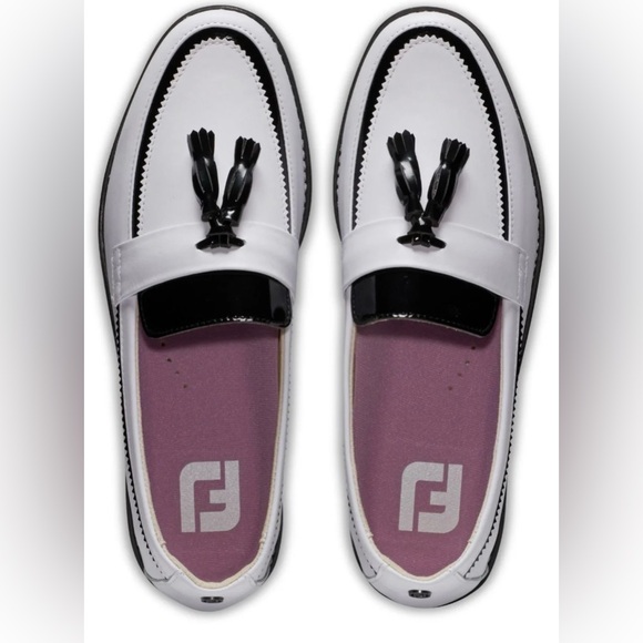 FootJoy Shoes - Footjoy Women’s Sandy Golf Shoes-White/Black-Size 9.5 NIB⛳️